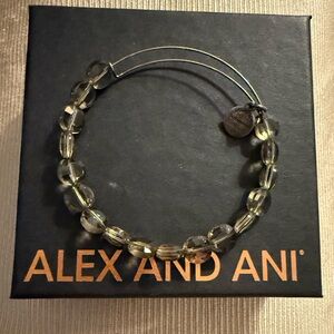 ⭐️ Alex and Ani: Gray Opaque Beaded Bracelet
